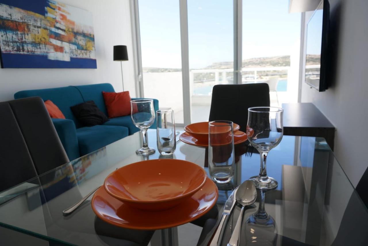 Apartament Sea View Penthouse Mellieha Bay Zewnętrze zdjęcie