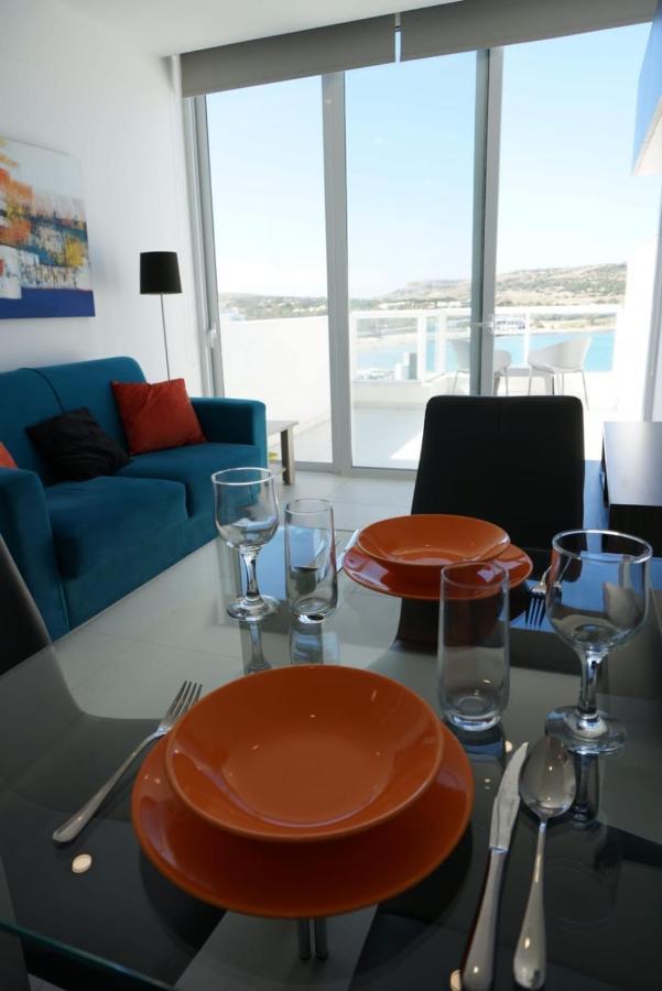 Apartament Sea View Penthouse Mellieha Bay Zewnętrze zdjęcie